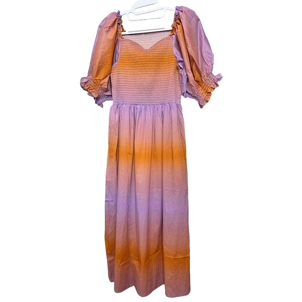 Jessie Zhao NWT Sunset Smocked Dress Women’s Size XS - Picture 4 of 5